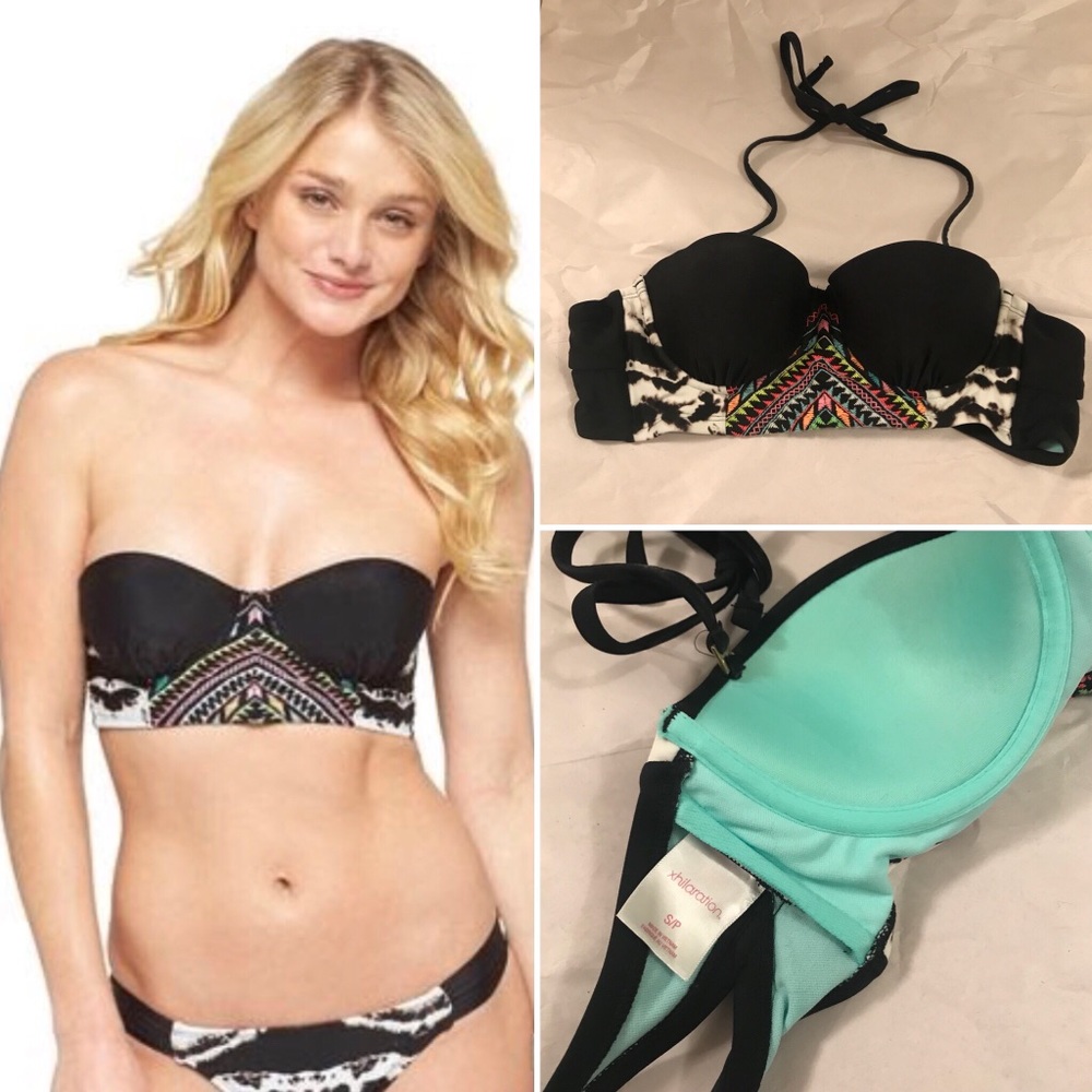 Xhilaration Tie Dye Bikini Top Sz S